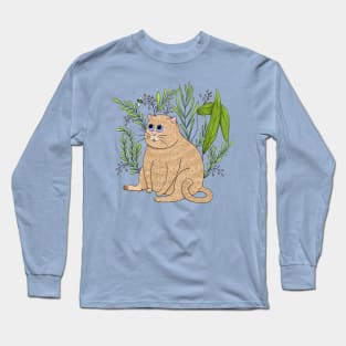 Cat in the Garden Long Sleeve T-Shirt